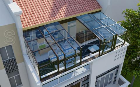 伸縮折疊陽(yáng)光房特點(diǎn)